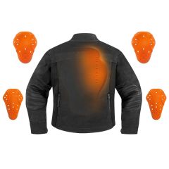 Resurgence Gear D3O Armour Kit For Denim Jacket & Rider Shirts Orange