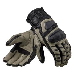 Revit Cayenne 2 Summer Riding Leather Gloves Black / Sand