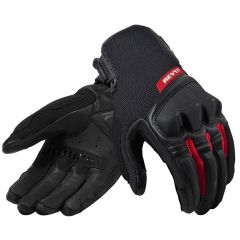 Revit Duty Mesh Leather Gloves Black / Red