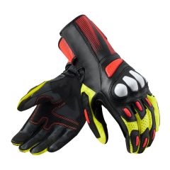 Revit Metis 2 Leather Gloves Black / Neon Yellow