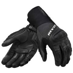 Revit Sand 4 H2O Waterproof Riding Textile Gloves Black / Black