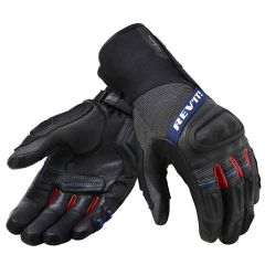 Revit Sand 4 H2O Waterproof Riding Textile Gloves Black / Red