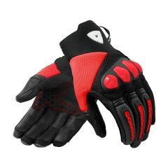 Revit Speedart Air Summer Riding Mesh Textile Gloves Black / Neon Red