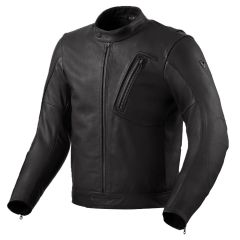 Revit Huxley Leather Jacket Black