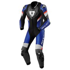 Revit Hyperspeed 2 One Piece Leather Suit Black / Blue