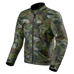 Revit Shade H2O Textile Jacket Camo Green / Light Grey