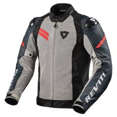 Revit Apex Air H2O Textile Jacket Black / Neon Red / Grey