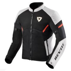 Revit GT R Air 3 Summer Textile Jacket Black / White / Neon Red