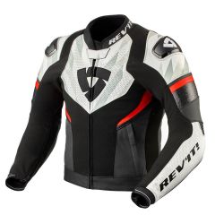 Revit Hyperspeed 2 Air Touring Leather Jacket Black / White