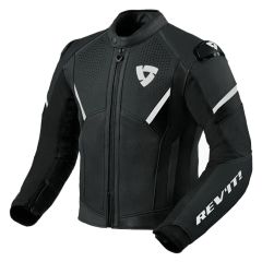 Revit Matador Leather Jacket Black / White