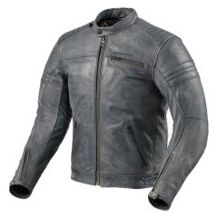 Revit Restless Leather Jacket Blue