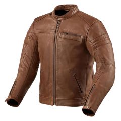 Revit Restless Leather Jacket Brown