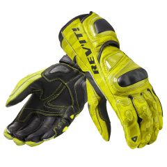 Revit Jerez 3 Leather Gloves Neon Yellow / Black