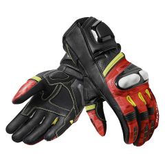 Revit League Leather Gloves Black / Red