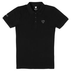 Revit Throwback Polo T-Shirt Black