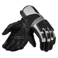 Revit Sand 3 Ladies Leather Gloves Black / Silver