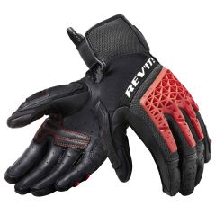 Revit Sand 4 Summer Mesh Riding Textile Gloves Black / Red