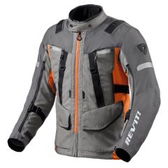 Revit Sand 4 H2O All Season Touring Textile Jacket Grey / Orange