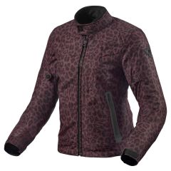 Revit Shade H2O Ladies Textile Jacket Leopard Red