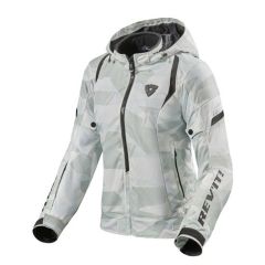 Revit Flare 2 Ladies Textile Jacket Camo Grey / White