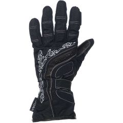 Richa Elegance Ladies Textile Gloves Black / Grey