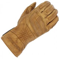 Richa Mid Season Leather Gloves Cognac Brown