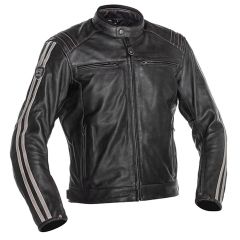Richa Retro Race 3 Leather Jacket Anthracite / Brown