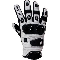 Richa Rock Leather Gloves Black / White