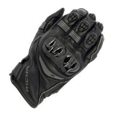 Richa Rotate Leather Gloves Black / Grey