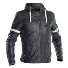 Richa Toulon 2 Hooded Leather Jacket Grey