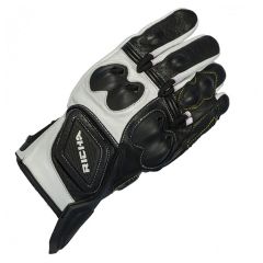 Richa Indy Leather Gloves Black / White