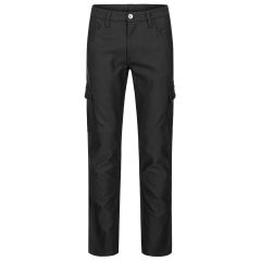 Rokker Black Jack Slim Fit Protective Cargo Trousers Black