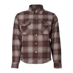 Rokker Chicago Protective Riding Overshirt Check Brown