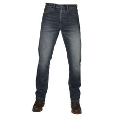 Rokker Rokkertech AAA Straight Fit Riding Denim Jeans Washed Blue