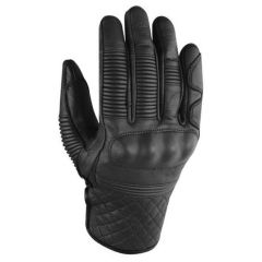Rokker Tucson Leather Gloves Black