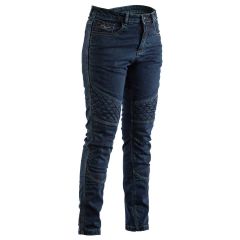 RST X Aramid Fibre CE Ladies Straight Fit Riding Denim Jeans Dark Wash Blue