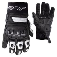 RST Freestyle 2 CE Leather Gloves Black / White / White
