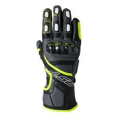 RST Fulcrum CE Leather Gloves Grey / Fluo Yellow / Black