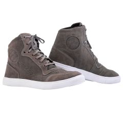 RST HiTop Moto CE Riding Sneakers Suede Grey