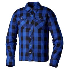 RST Lumberjack X Aramid Fibre Protective Overshirt Check Blue