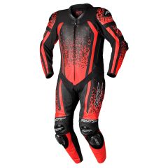 RST Pro Series Evo Airbag CE One Piece Leather Suit Fluo Red / Black / Fluo Red