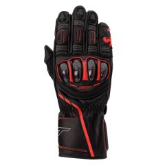 RST S1 CE Leather Gloves Black / Grey / Red