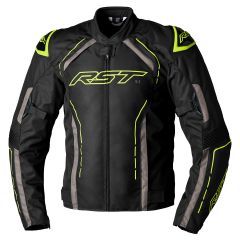 RST S1 CE Textile Jacket Black / Grey / Fluo Yellow