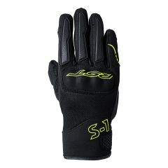 RST S1 CE Summer Mesh Leather Gloves Black / Fluo Yellow