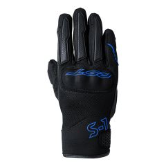 RST S1 CE Summer Mesh Leather Gloves Black / Neon Blue