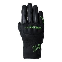 RST S1 CE Summer Mesh Leather Gloves Black / Neon Green