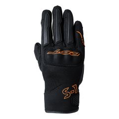 RST S1 CE Summer Mesh Leather Gloves Black / Neon Orange