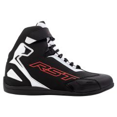 RST Sabre Moto CE Riding Shoes Black / White / Red