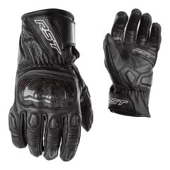 RST Stunt 3 CE Leather Gloves Black