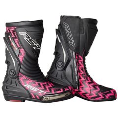 RST Tractech Evo 3 CE Sport Boots Dazzle Pink / Black